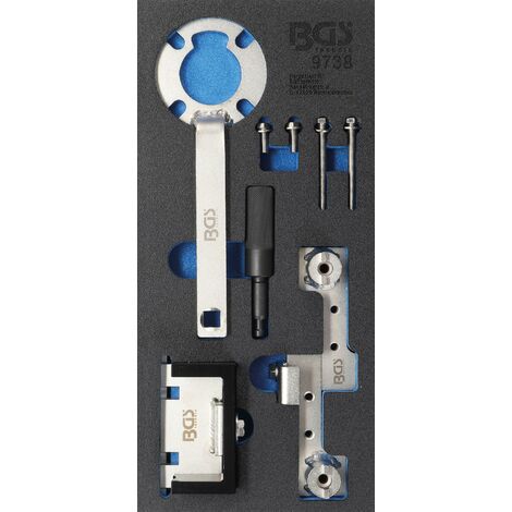 BGS technic Werkstattwageneinlage 1/3: Motor-Einstellwerkzeug-Satz für Ford  2.5, Volvo 1.6 - 2.5 & | Werkzeug-Sets