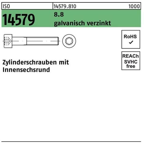 6,3 x 16mm Blechschrauben m. Linsenkopf verzinkt DIN7981-C-H (10 Stk.)