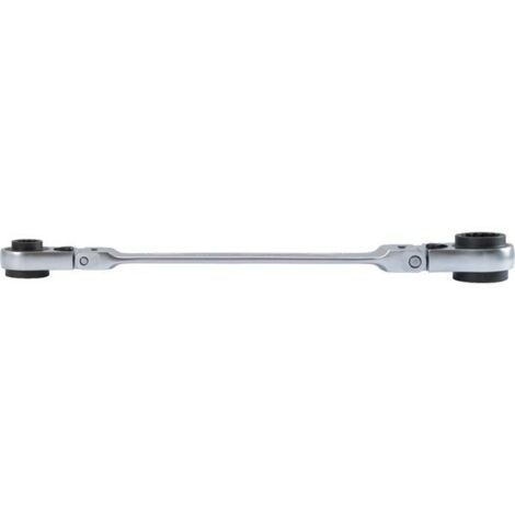 KS Tools GEARplus Gelenk-Ratschenringschlüssel 10-tlg – Feststellbar, FlankTraction-Profil