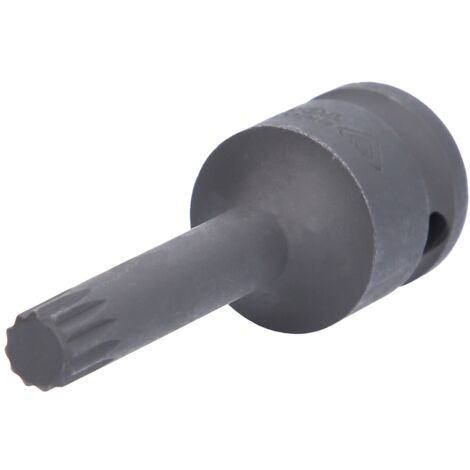 KS Tools Bit-Stecknuss XZN M17 – 1/2 Zoll, Für Vielzahn-Schrauben