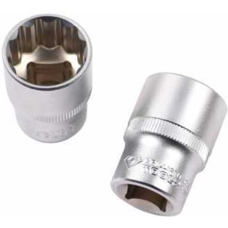 Rhino 9092 Sechskant-Stecknuss Kurz 16 Mm – Robuster 1/2 Zoll Antrieb Aus Chrom-Vanadium-Stahl