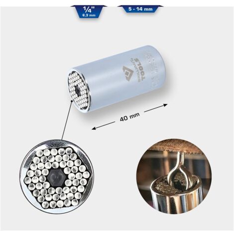 TONE Universal-Stecknuss 14 Mm - Für 3/8" Antrieb, Doppelseitig