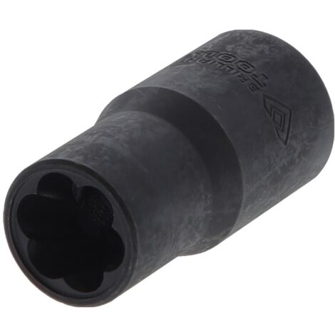 BRILLIANT TOOLS Spiral-Profil-Stecknuss 13 Mm, 1/2" Antrieb – Zum Lösen Von Beschädigten Schrauben Und Muttern