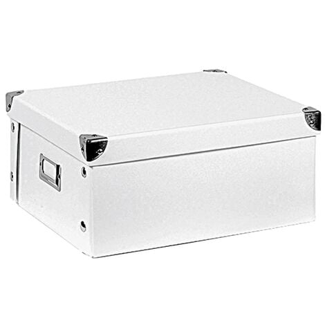 Zeller Present Aufbewahrungsbox weiß Pappe 31x26x14cm