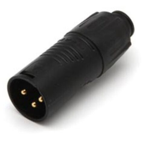 Rean - xlr-Stecker auf Stecker-Adapter - Farbe schwarz