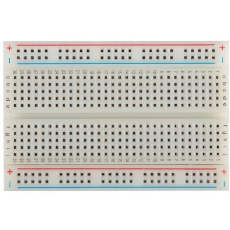 Velleman Mini-Steckbrett Set – 5 Stück, Lötfrei, 5x55 Kontakte, Kompatibel Mit Arduino, ABS, Zum Prototyping