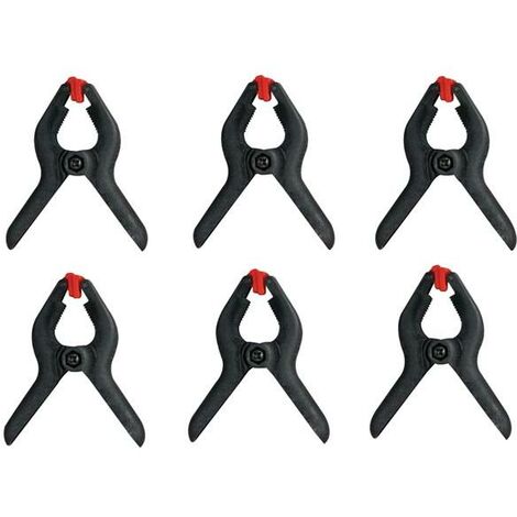 Klemmzwingen Leimzwingen Spannzwinge 6 cm Kunststoff 5er Set Klemmzwingen Leimzwingen Spannzwinge 6 cm Kunststoff 5er Set