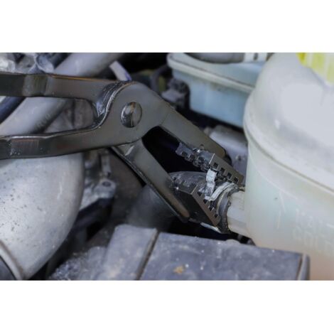 BGS Abgewinkelte Schlauchschellen-Zange Mit Ratschenfunktion – 220 Mm