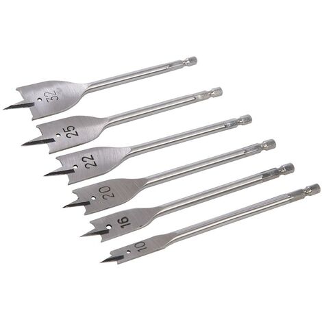 Alpen Flachfräsbohrer Set 5tlg 16 18 20 22 24 mm in Kunststoffbox 23700015100 Alpen Flachfräsbohrer Set 5tlg 16 18 20 22 24 mm in Kunststoffbox 23700015100