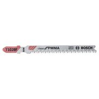 Bosch Stichsägeblatt T 102 BF Clean for PMMA, 3er-Pack