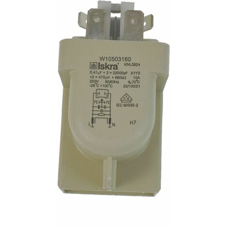 Interf.filter for Whirlpool/Maytag Washing Machines (1/2)