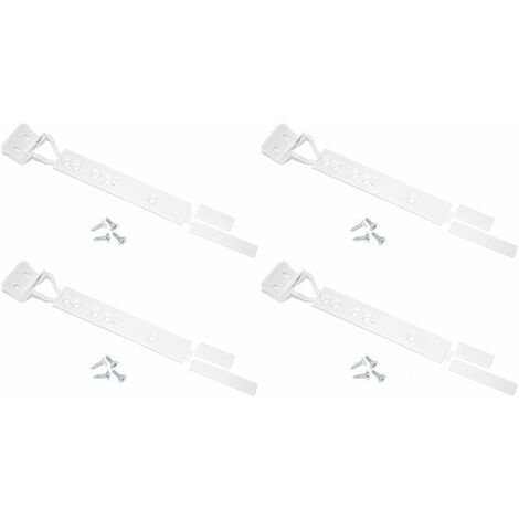 4 x Universal Integrated Sliding Door Hinge Mounting Kit (1/4)