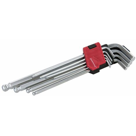 Silverline Hex Key Ball End Expert Set 9pce 1.5 - 10mm 675323