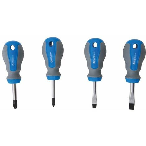Silverline Stubby Screwdriver Set 4pce - 4pce