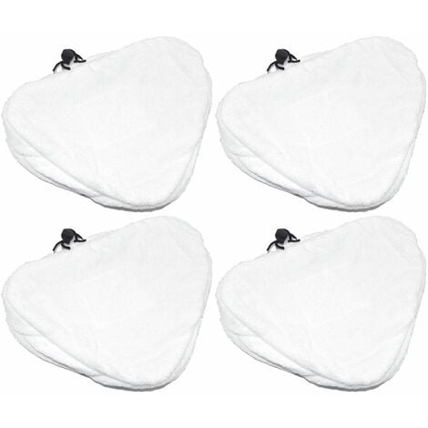 HEAD Steam Mop Microfibre Cleaning Cloth Cover Pads Kit For Triangular Head Mops x 4 5057285314785 