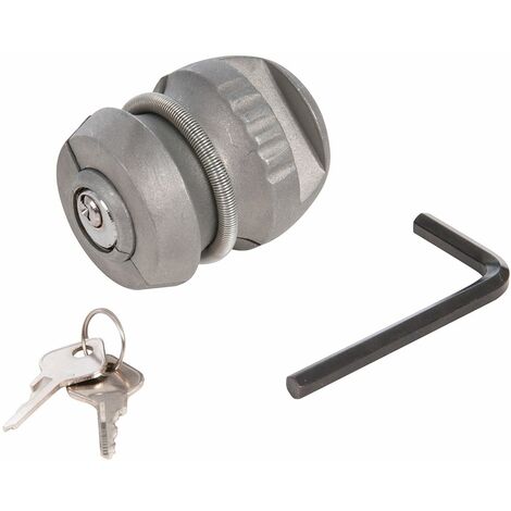 Silverline Trailer Hitch Lock - 50mm Dia Ball Coupling
