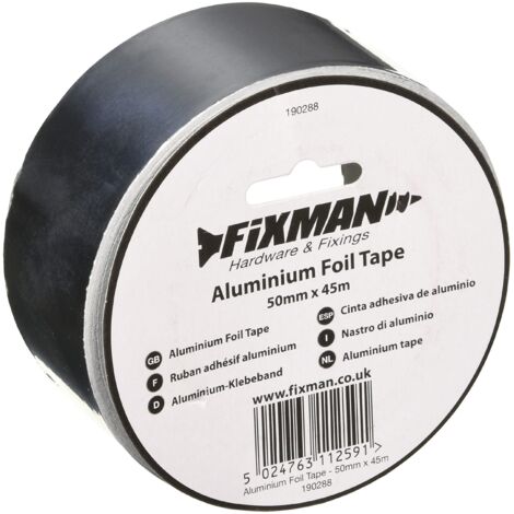 Fixman Aluminium Foil Tape 50mm x 45m 190288