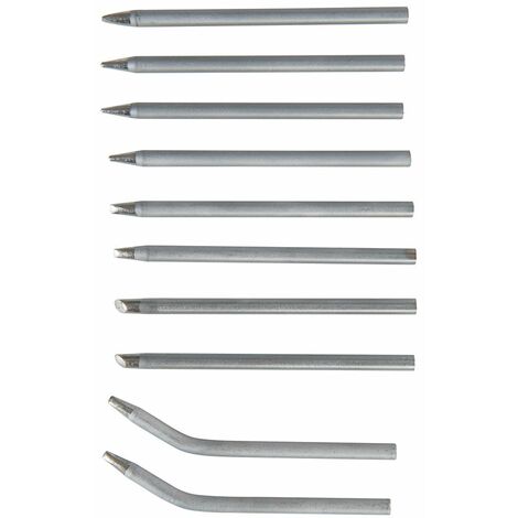 Silverline Soldering Iron Tips Set 10pce - 15 & 25W