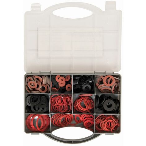 Fixman Fibre &amp Rubber Washers Pack - 280pce