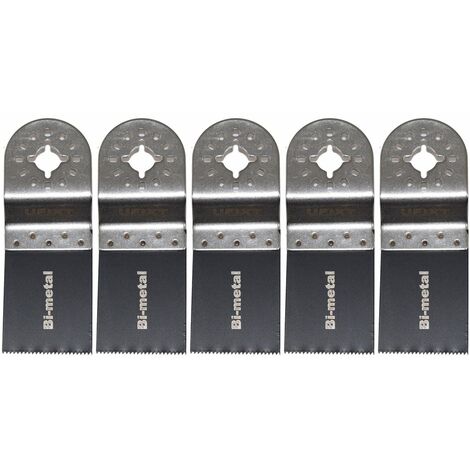Multi Tool Blades 35mm Wide Bi-Metal For Wood| Plastic And Soft Metals 5 pack