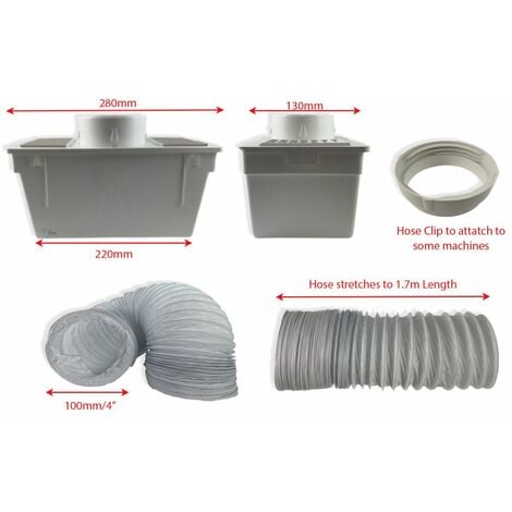 Bush TDV6B Tumble Dryer Condenser Vent Kit Box With Hose