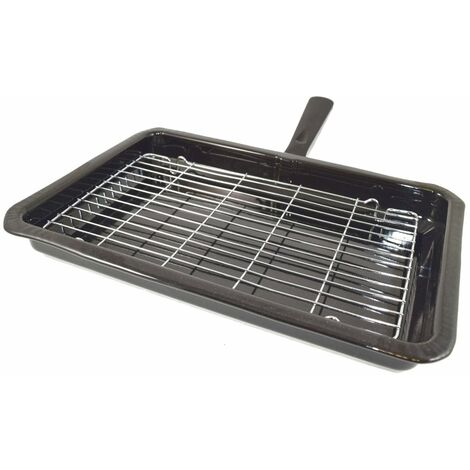 Univeral Oven Cooker Grill Pan Complete Assembly 245mm x 360mm (1/3)