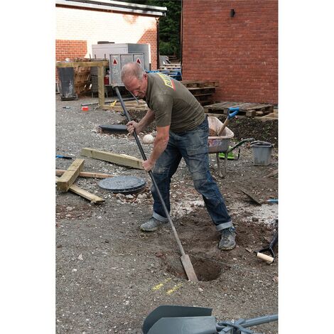Silverline Mushroom Head Digging Bar - 1800mm 8kg