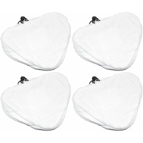 Yourspares 4 X Steam Mop Microfibre Cleaning Cloth Cover Pads Kit Fits Efbe-Schott 