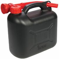 Silverline Plastic Fuel Can 5Ltr Black 199991