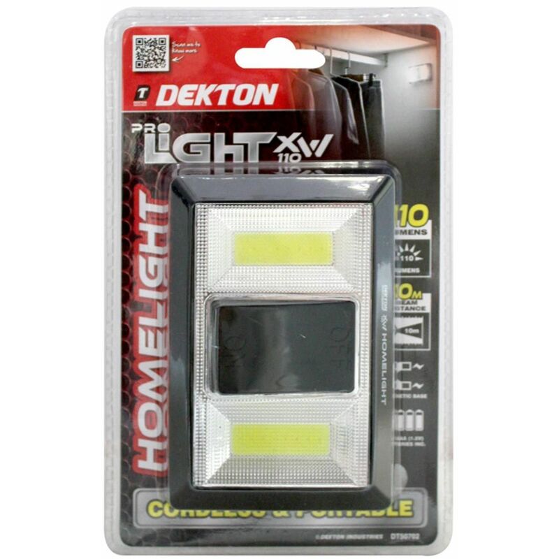 Dekton Sunshine XW 110 COB LED Torch 110 Lumens 10M Magnetic With Batteries 