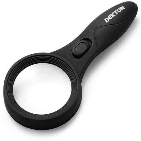 Large Magnifying Glass With Led Light - 2x 4x 25x Magnification