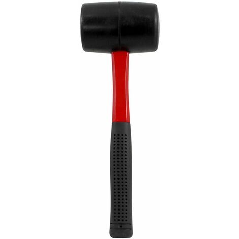 Fibreglass Handle Hammer Great For Camping T Dekton 16oz Black Rubber Mallet 