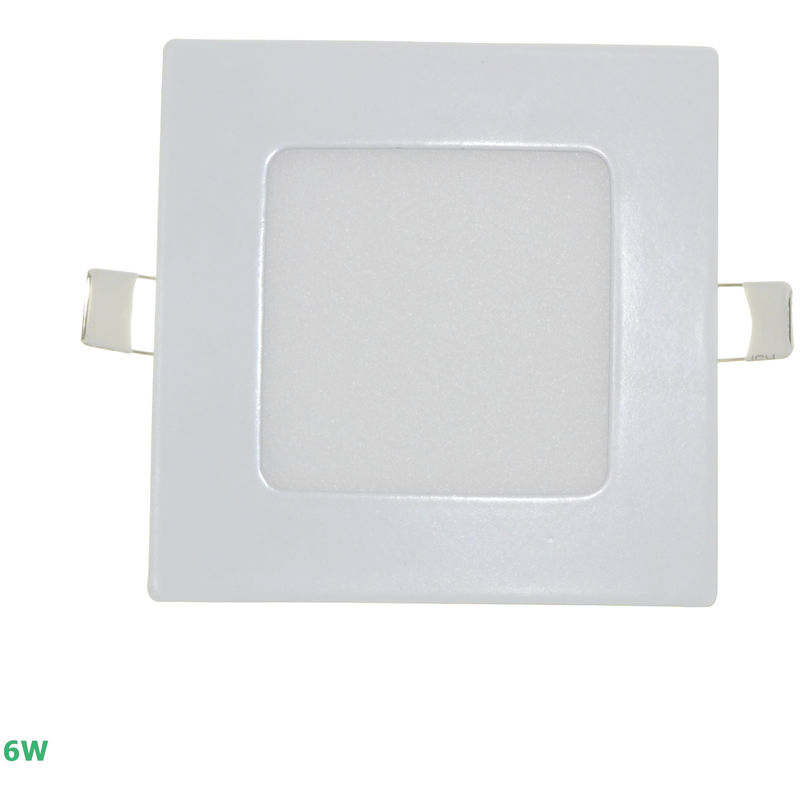 Placa led cuadrada 6w 4000k blanco neutro