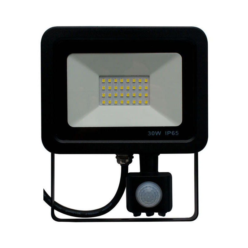 Foco proyector led smd sensor 30w 6000k blanco frio