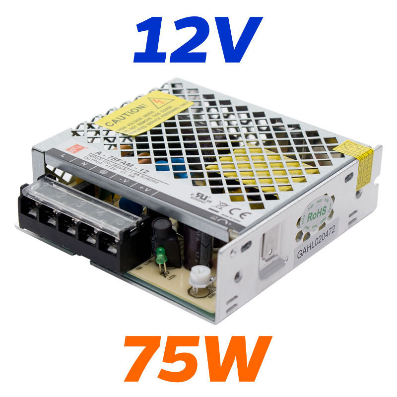 Fuente alimentacion 12v 75w czcl