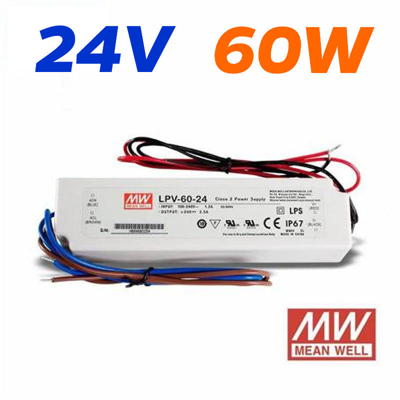 Fuente alimentacion 24v 60w meanwell lpv