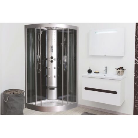 ONDEE - Cabina de duche hidromasaje GALIA - En kit - cuarto de círculo 100cm