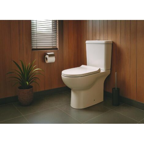 ONDEE - Inodoro ceramica blanca sin brida para 1 mejor higiene ADI SH (1/5)