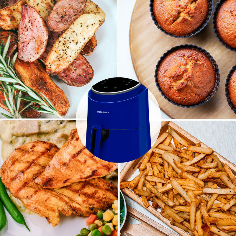 Ultenic K20 Friteuse Sans Huile à Double Compartiment, Air Fryer 6 en 1,  Friteuse à Air 7.6L avec Double Panier Anti-Adhésif, Recettes Online