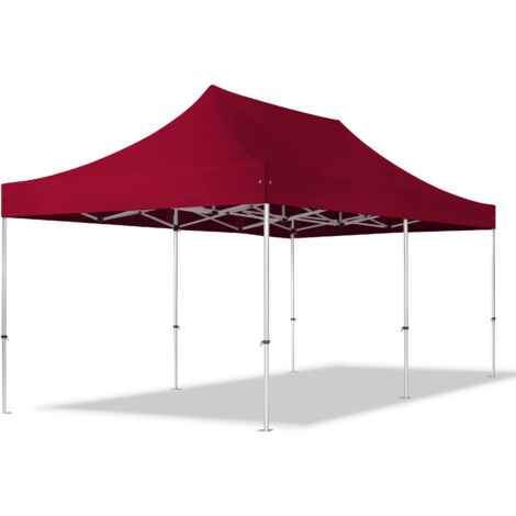 TOOLPORT Gazebo Pieghevole Professionale 3x4,5m - Telaio In Alluminio 40mm, Telo PES 800 Impermeabile - Crema - 2