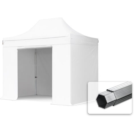 4x4m gazebo pieghevole PES 800 con laterali, PROFESSIONAL 40mm