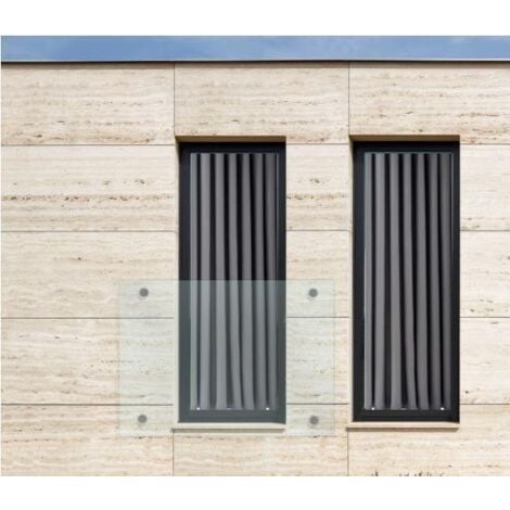 BuyLando.Shop 170x90cm Balcon français, fenêtre parisienne, protection contre les chutes, sortie