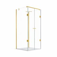 Glaswerk Westfalen - Emma 75x100x75 cm U-Form Duschkabine Gold