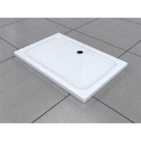 Glaswerk Westfalen - Emma 90x120x90 cm U-Form Duschkabine inkl. Duschtasse