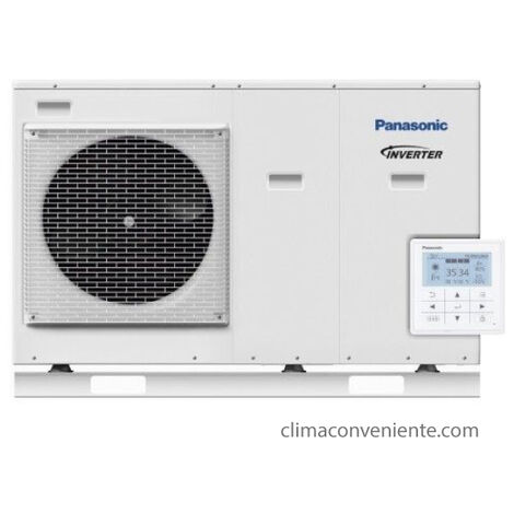 Panasonic Pompa di calore Monoblocco Aquarea WH-MDC07J3E5 7 kw gas R32 WH MDC07J3E5