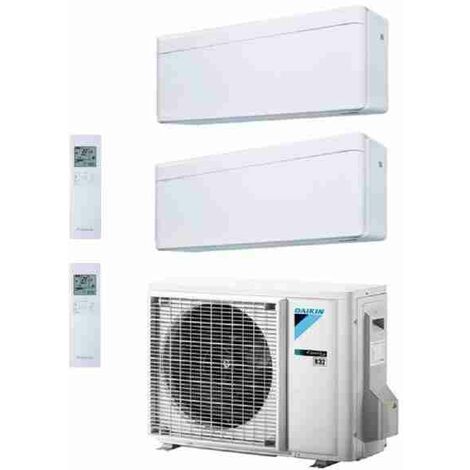 Climatizzatore Condizionatore Dualsplit Daikin Stylish 2MXM40A + FTXA25AW + FTXA25AW 9+9 9000+9000 BTU modello 2022 wifi incluso