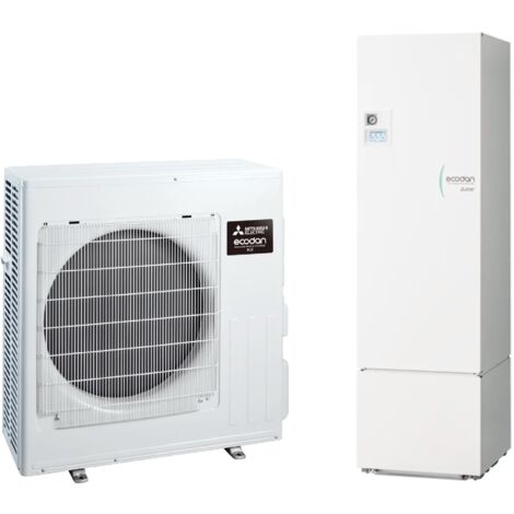 Pompa di calore aria-acqua Mitsubishi ECODAN R32 10 kW – SUZ-SWM100VA con Hydrotank ERST30D-VM2EE, serbatoio 300 L, classe A+++