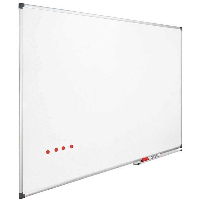 5,1 x 12,7 x 2,5 cm Weiß U Brands Magnetischer Whiteboard-Radierer mit dicker Filzunterseite 