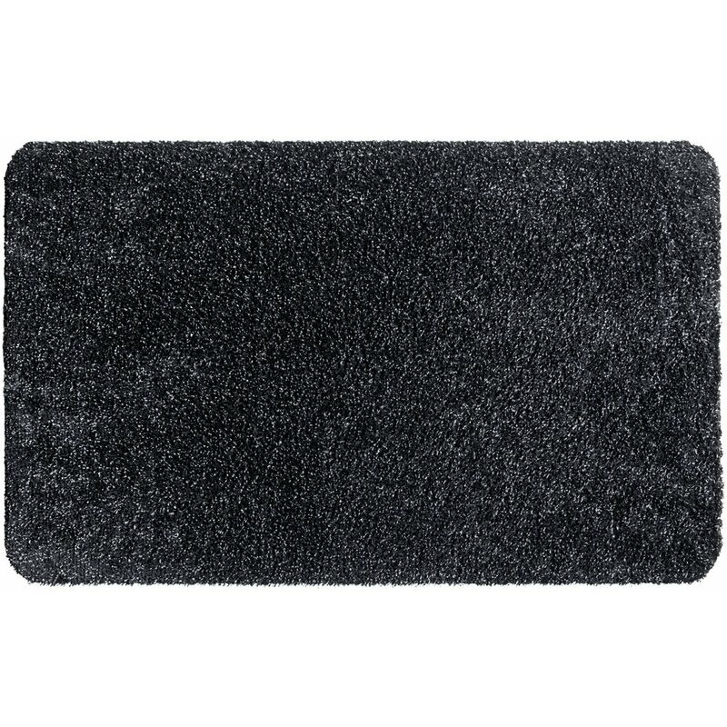 Trockenlaufmatte / Fußmatte - Aquastop - Graphit-Grau - 100 x 60