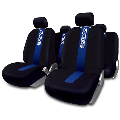 Für Toyota Verso Schonbezüge Sitzbezug Sitzbezüge Schwarz Blau Vorne S